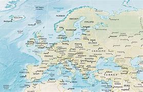 Image result for Europe Physical Map Rivers