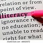 Image result for Illiteracy Logo for Project