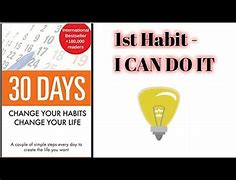 Image result for 30 Days Change Your Habits Book