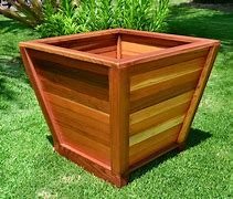 Image result for Wooden Plant Pots