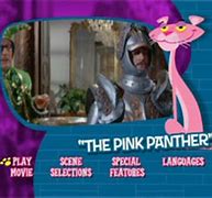 Image result for Trail of the Pink Panther DVD Menu