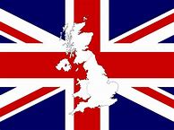Image result for UK Map with Flag