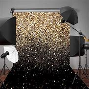 Image result for Black and Gold Glitter Backdrop