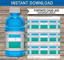 Image result for Fortnite Chug Jug Label