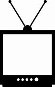 Image result for TV ClipArt Black and White