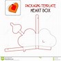 Image result for Free Heart Box Template