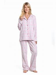Image result for Pink Plaid Pajama Set