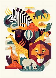 Image result for Graphic Design Animal Poster