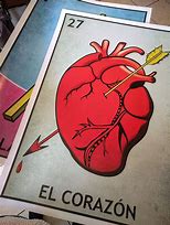 Image result for El Corazon Loteria Images