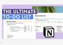 Image result for Notion to Do List
