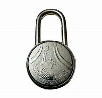 Image result for Push Button Padlock Long Shackle