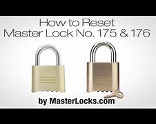 Image result for How Do You Reset a Master Lock