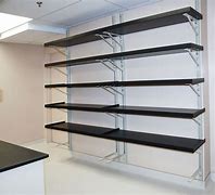 Image result for Wall Mounted Adjustable Shelving