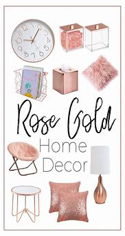 Image result for Rose Gold Home Decor