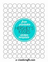 Image result for Hershey Kiss Printable Label Template