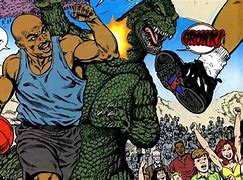 Image result for Godzilla vs Charles Barkley