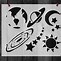 Image result for Outer Space Stencils