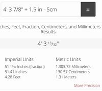 Image result for 62 Inches in Feet