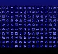 Image result for Cool Neon Blue iMessage Icon