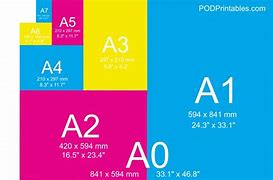 Image result for Different Sizes of Paper