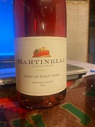 Image result for Martinelli+Pinot+Noir+Rose
