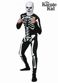 Image result for Karate Kid Skeleton Costume