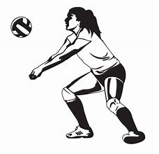 Image result for Volleyball Player Clip Art Free