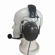Image result for Noise Cancelling Headset Walkie Talkie