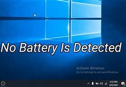 Image result for No Battery Detected