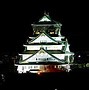 Image result for Osaka Castle at Night