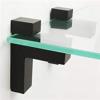 Image result for Adjustable Glass Shelf Supports