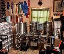 Image result for Home Brewing Garage Setup