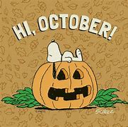 Image result for Snoopy Goodbye October