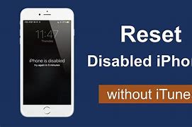 Image result for How to Factory Reset a Disabled iPhone