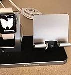 Image result for Rose Gold Apple Watch and iPhone Stand