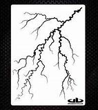 Image result for Lightning Bolt Airbrush Stencil
