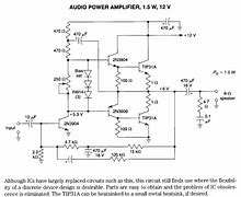 Image result for 12V Audio Amplifier Circuit