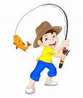 Image result for Child Fishing Clip Art