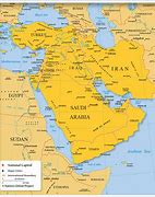 Image result for World Map Middle East Countries