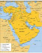 Image result for World Map Middle East