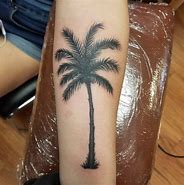 Image result for Palm Tree Silhouette Tattoo