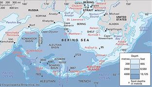 Image result for Map of the Bering Strait