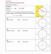 Image result for Trig Inequalities