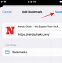 Image result for iPod Touch Add Bookmark