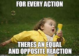 Image result for Action-Reaction Meme
