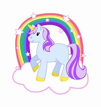 Image result for Magical Unicorn Rainbow Clip Art