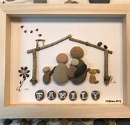 Image result for Pebble Art Ideas Family