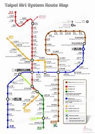 Image result for Taipei City MRT Map
