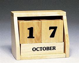 Image result for Cube Calendar Wooden