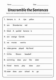 Image result for Put the Sentences in Order Worksheet